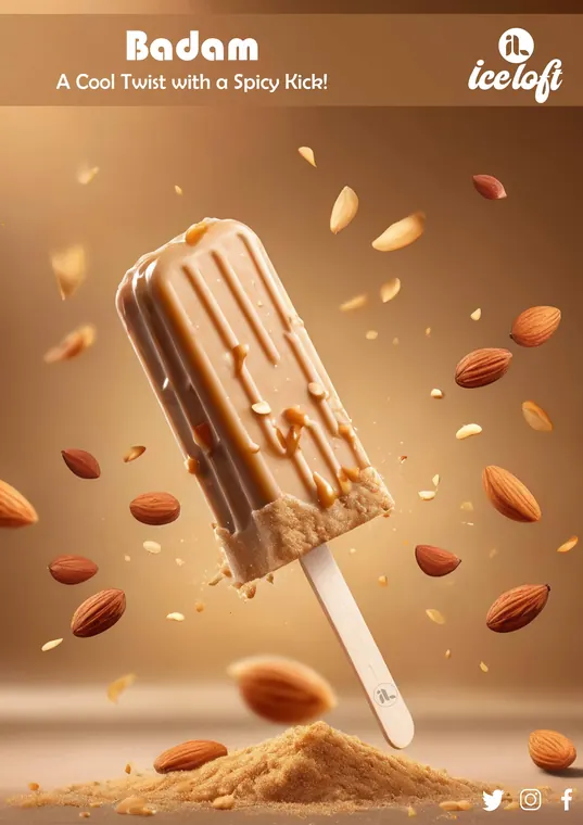 Badam Delight milky ice cream